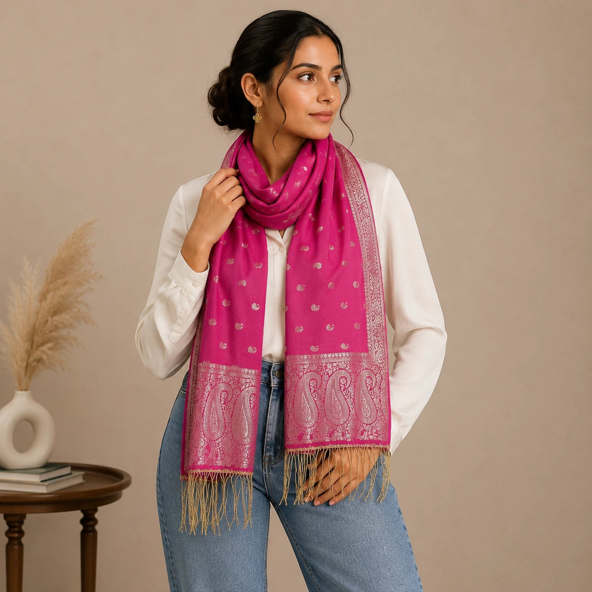 Rani Pink Scarf