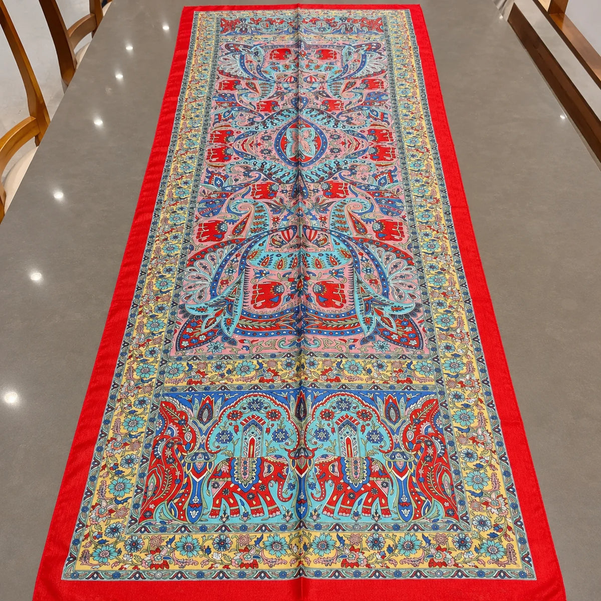 Regal Elephant Silk Scarf