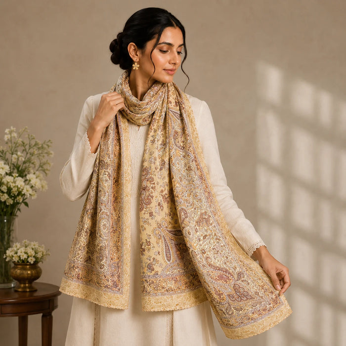 Royal Paisley Artisan Scarf